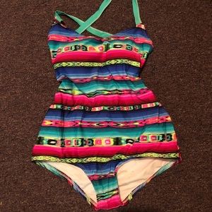 Onepiece tribal bohemian swimsuit Beverly Swimwear